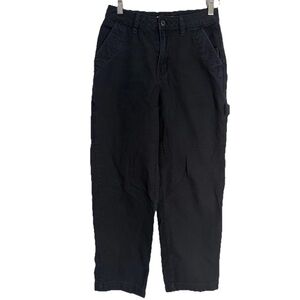Vans Women's Cargo Utility Carpenter Skater Pants Black Size 24 Y2K